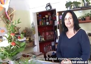 Hardcore banging movie featuring a brunette MILF