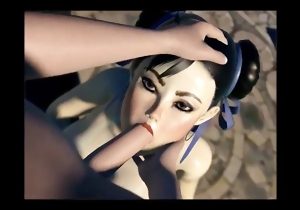 Beautiful lady shows off her awesome skills in 3D porn
